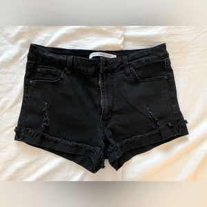 Celebrity Pink, Black Jean Shorts - Size Junior 11 / Ladies 10
